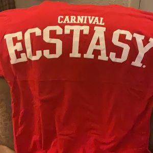 Carnival Cruise Retired Ship ECSTASY Spirit Long Sleeve Shirt  Size XL  $79